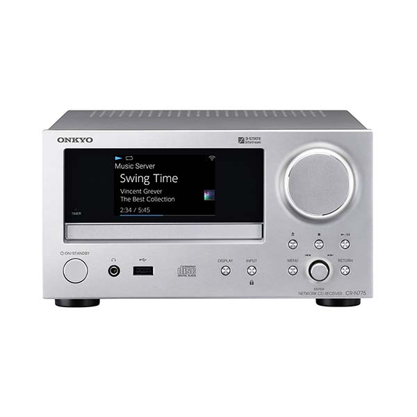 ONKYO CR-N755 ネットワークCDレシーバー(シルバー)+スピーカー