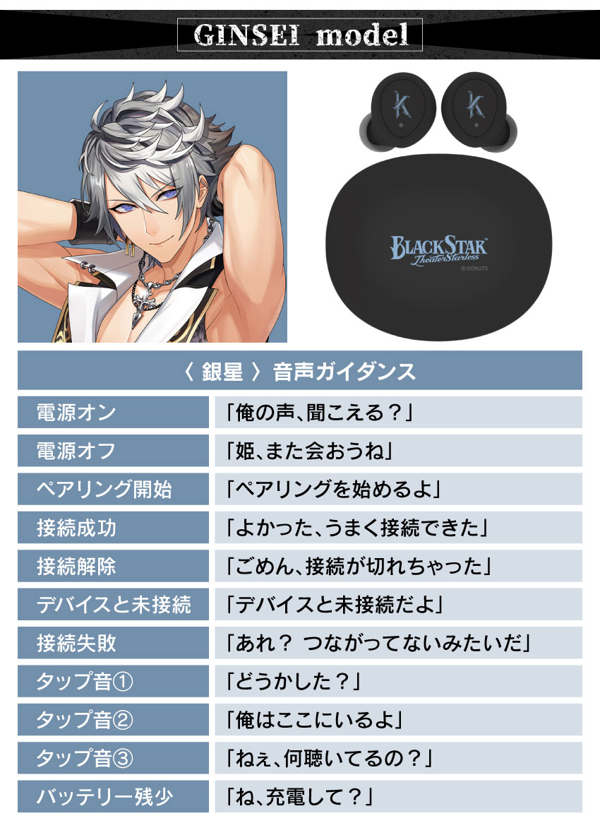 銀星 音声ガイダンス