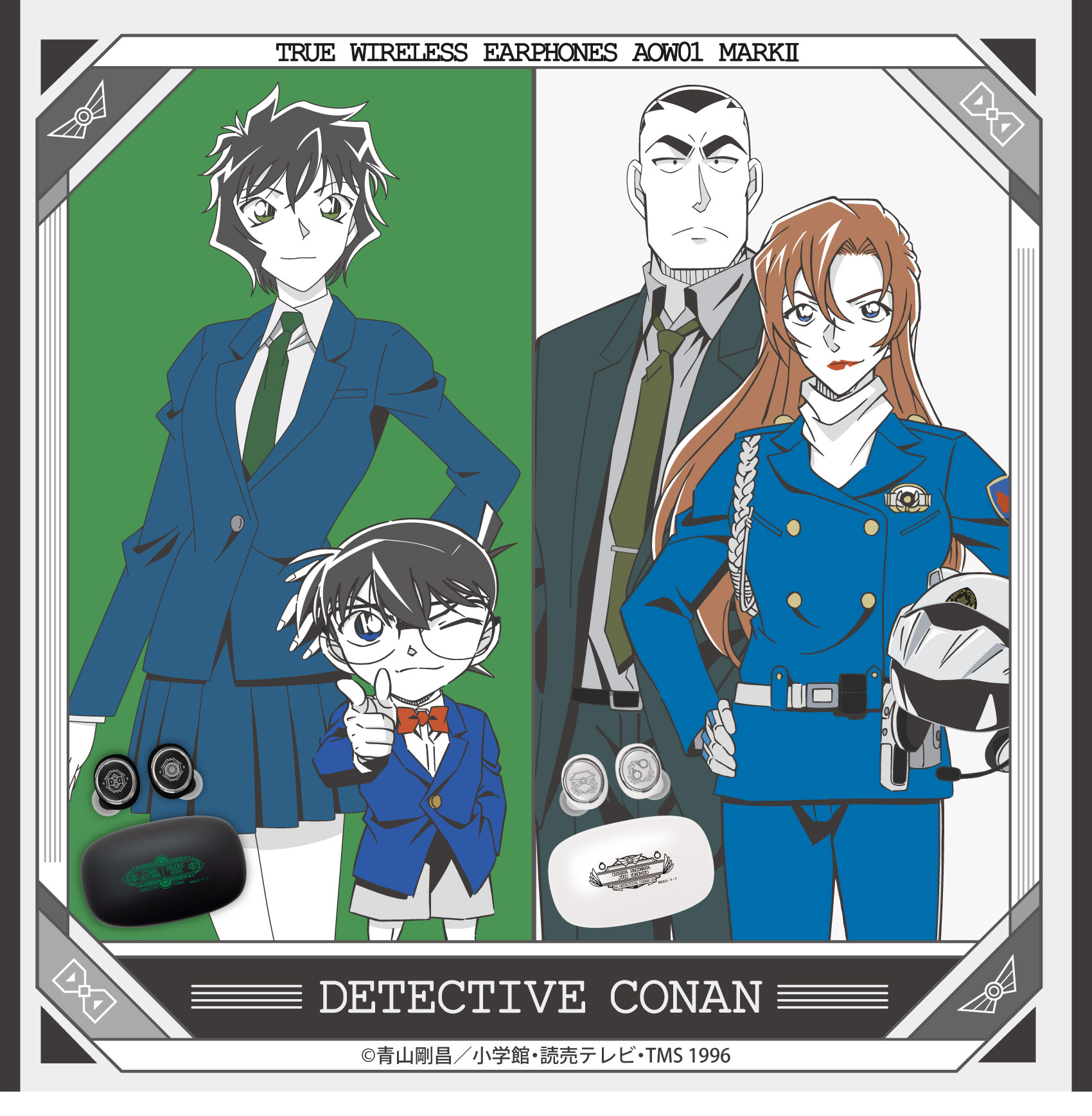 ワイヤレスイヤホンAOW01 MARKⅡ「劇場版 名探偵コナン（第三弾）（第二弾リバイバル）」コラボモデル