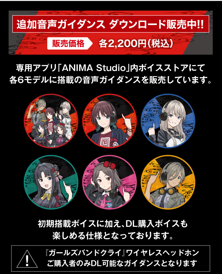 追加音声ガイダンス