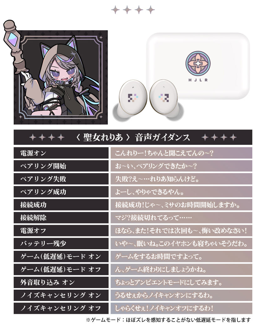 聖女れりあ 音声ガイダンス