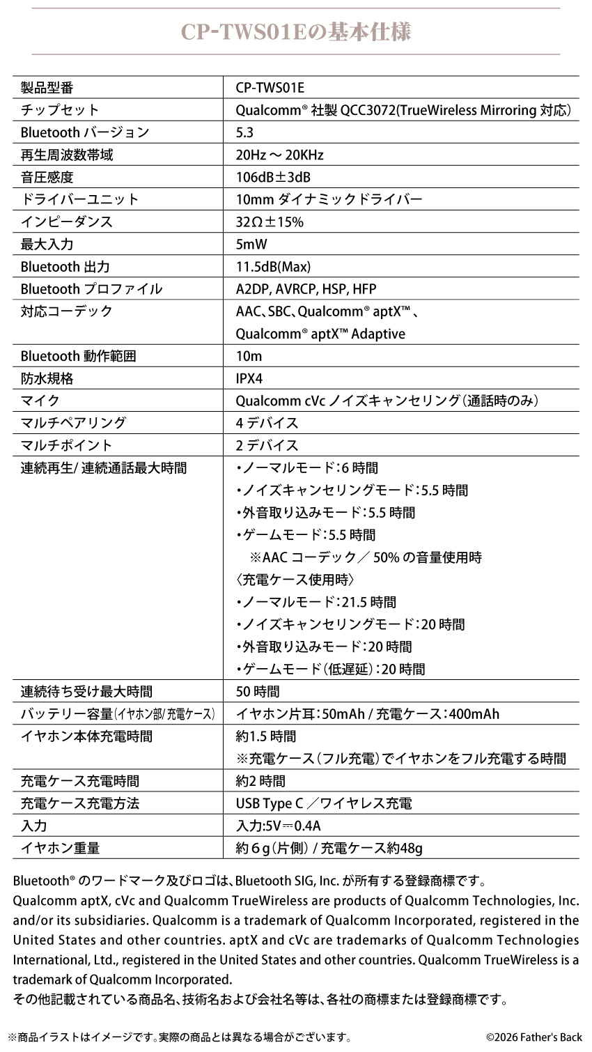 仕様