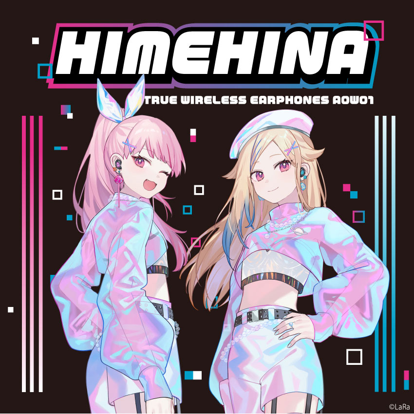 ワイヤレスイヤホン ANIMA AOW01 「HIMEHINA」コラボモデル