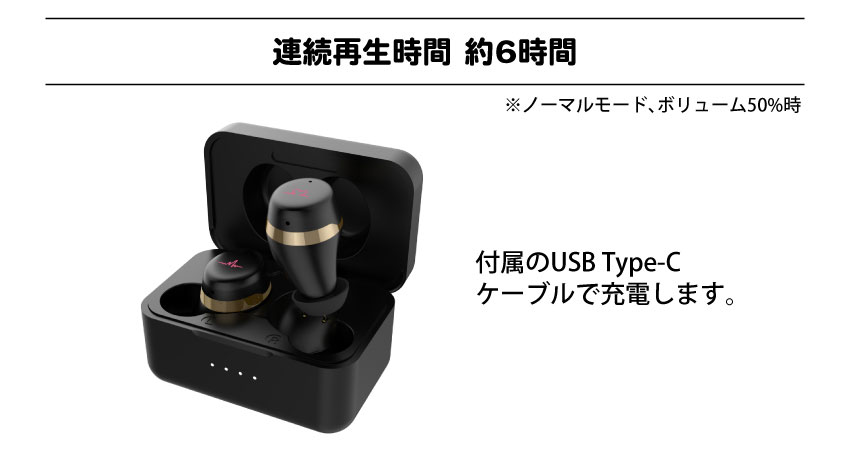 連続再生時間約6時間