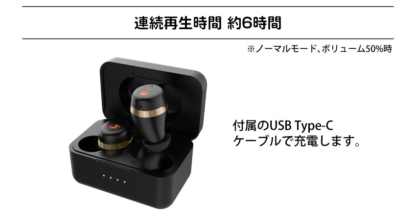 連続再生時間約6時間