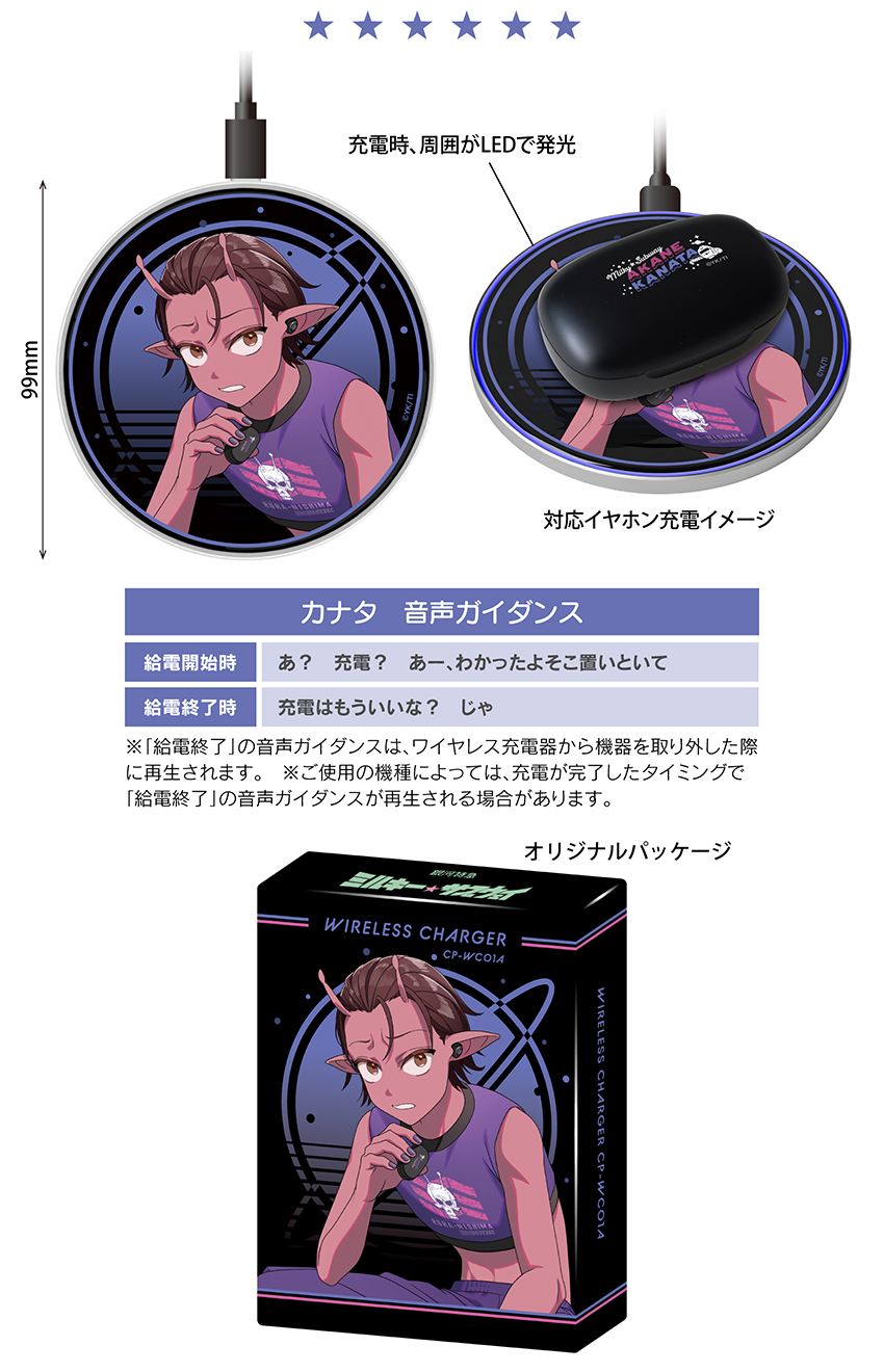 充電時、周囲がＬＥＤで発行　カナタ音声ガイダンス オリジナルパッケージ
