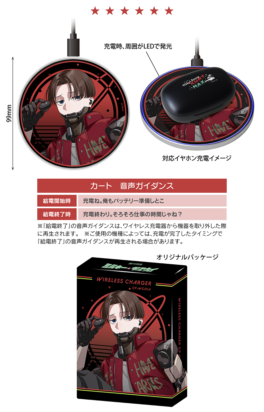 充電時、周囲がＬＥＤで発行　カート音声ガイダンス オリジナルパッケージ