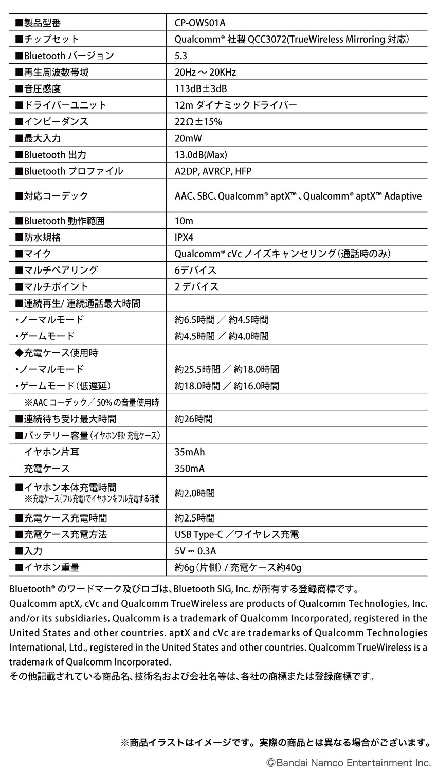 基本仕様