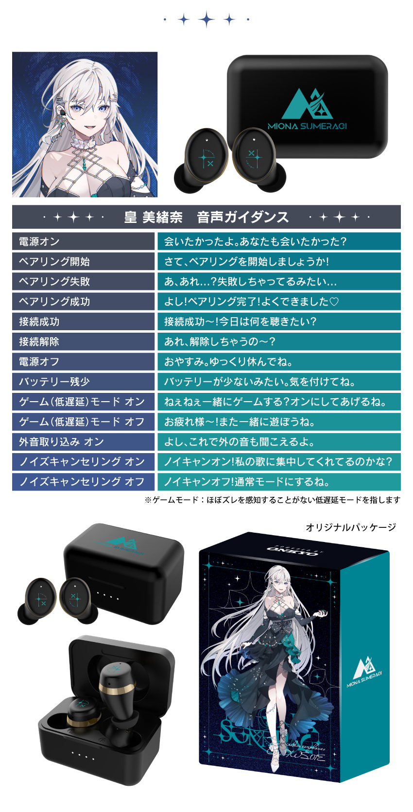 皇 美緒奈 音声ガイダンス
