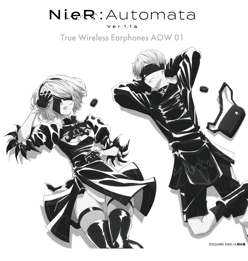 ワイヤレスイヤホン AOW01 「NieR:Automata ver1.1a」コラボモデル