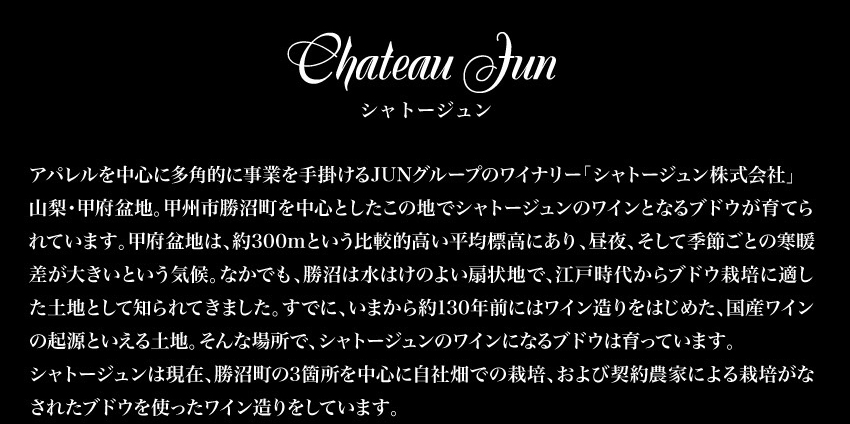 シャトージュンの説明