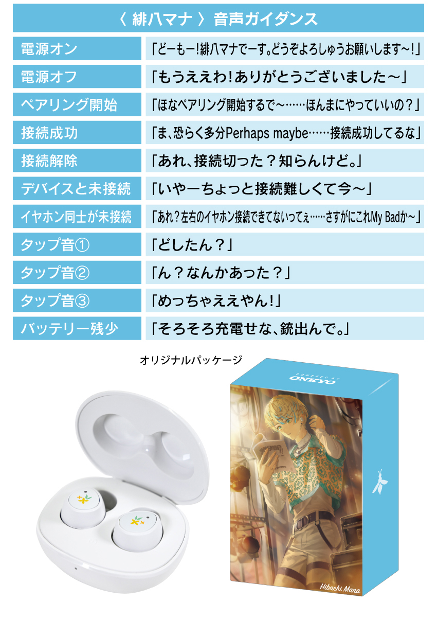 緋八マナ 音声ガイダンス