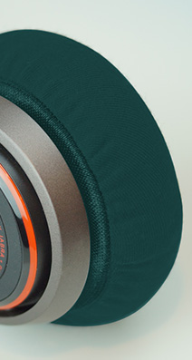 mimimamo スーパーストレッチヘッドホンカバー Lサイズ グリーン