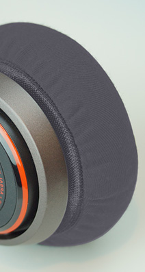 mimimamo スーパーストレッチヘッドホンカバー Lサイズ グレー