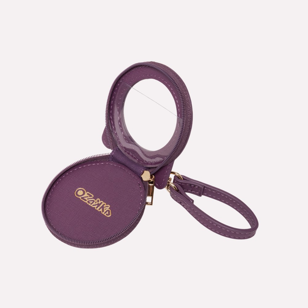 OZaKKa（オザッカ）ねこみみ 缶バッジケース カシスパープル