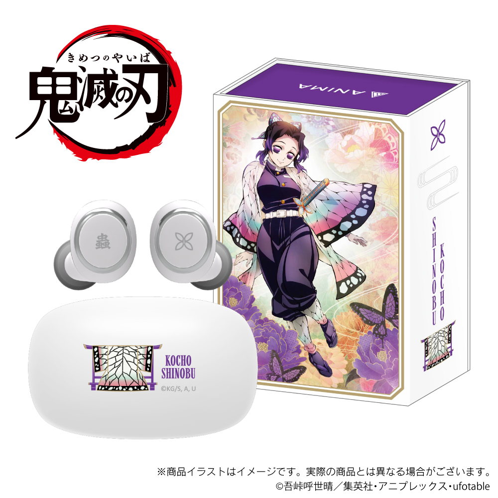 非売品】鬼滅の刃モンストコラボ胡蝶しのぶiPhoneケースイヤホン