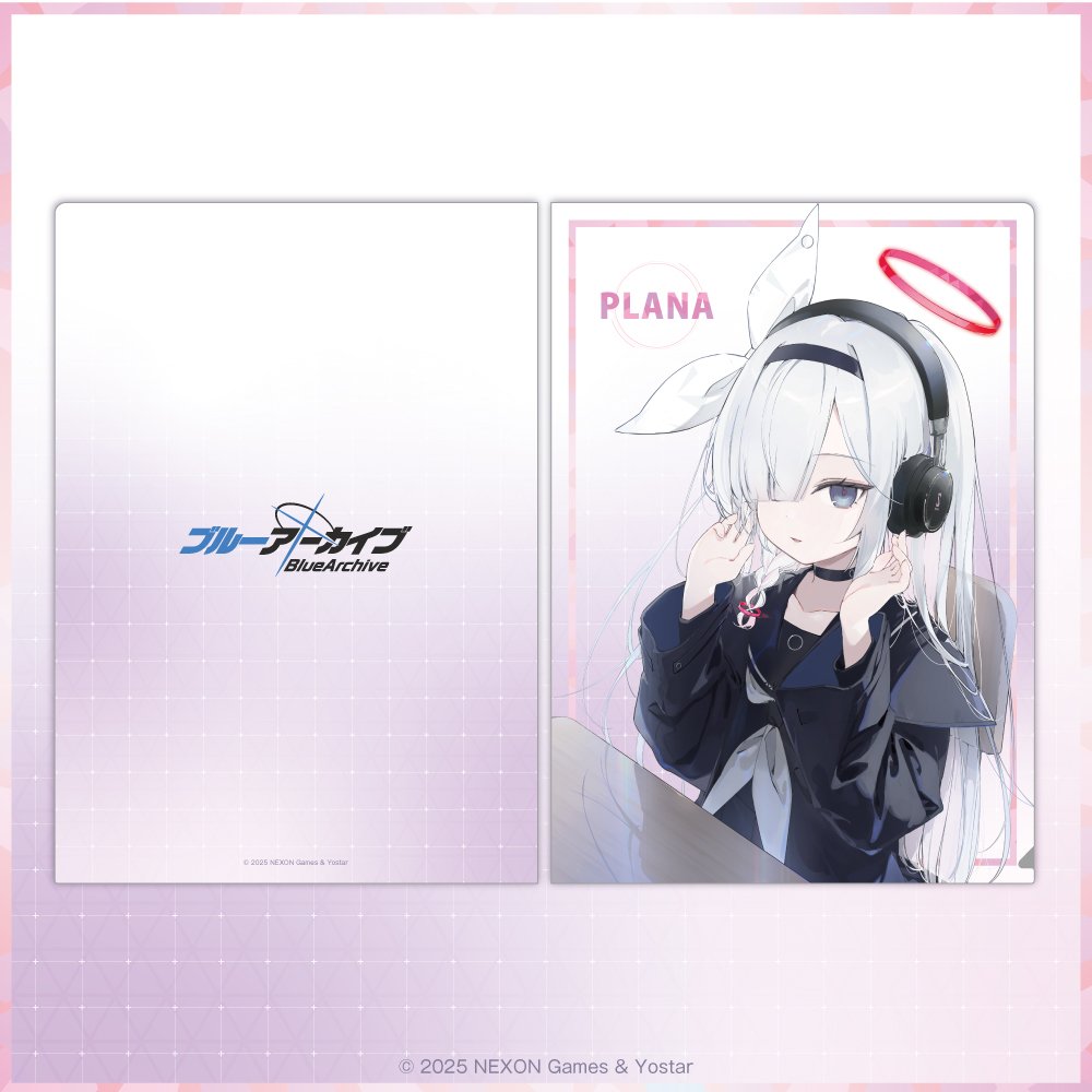 『ブルーアーカイブ』プラナver. 描き下ろしイラスト A4クリアファイル  ※出荷：2025年9月下旬～10月上旬予定/受注生産：キャンセル・返品不可/クレジットカード請求：先払い・毎月25日