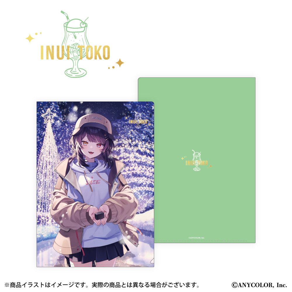 「戌亥とこ」撮り下ろしビジュアル使用 A4クリアファイル