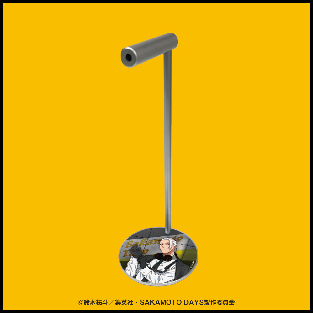 「SAKAMOTO DAYS」描き下ろしイラスト ヘッドホンスタンド 坂本太郎