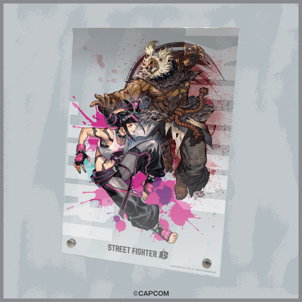 「ストリートファイター6」描き下ろしイラスト アクリルパネル