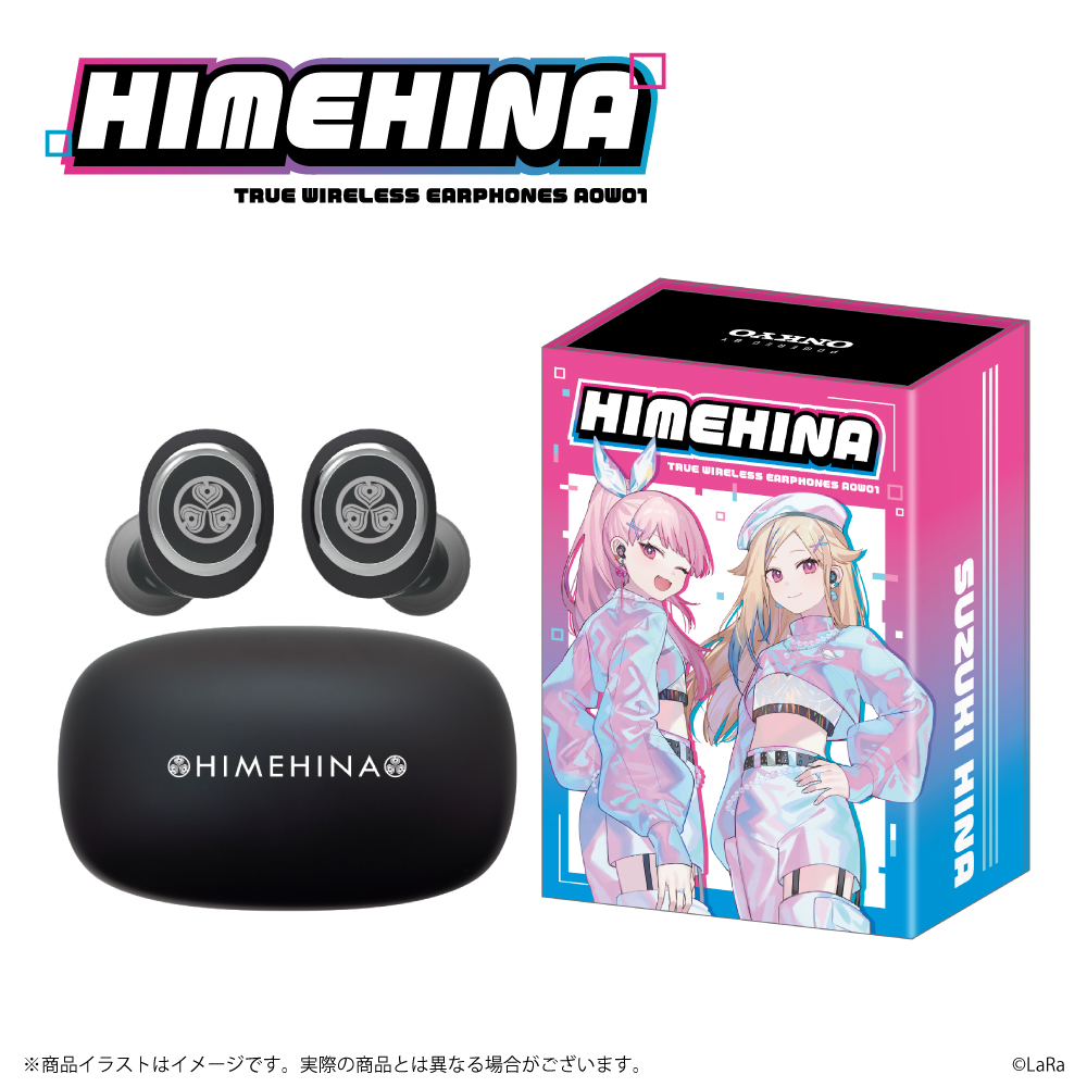 ワイヤレスイヤホン ANIMA AOW01「HIMEHINA」コラボモデル ※出荷：2024年12月中旬～下旬予定/受注生産：キャンセル・返品不可/クレジットカード請求：先払い・毎月25日