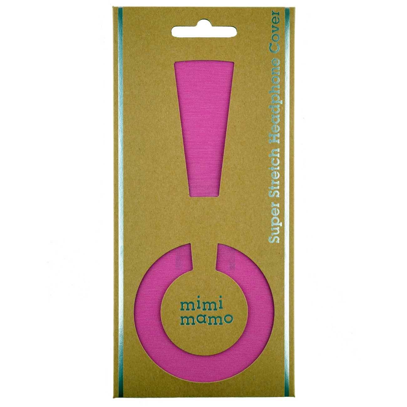 mimimamo スーパーストレッチヘッドホンカバー Lサイズ ピンク