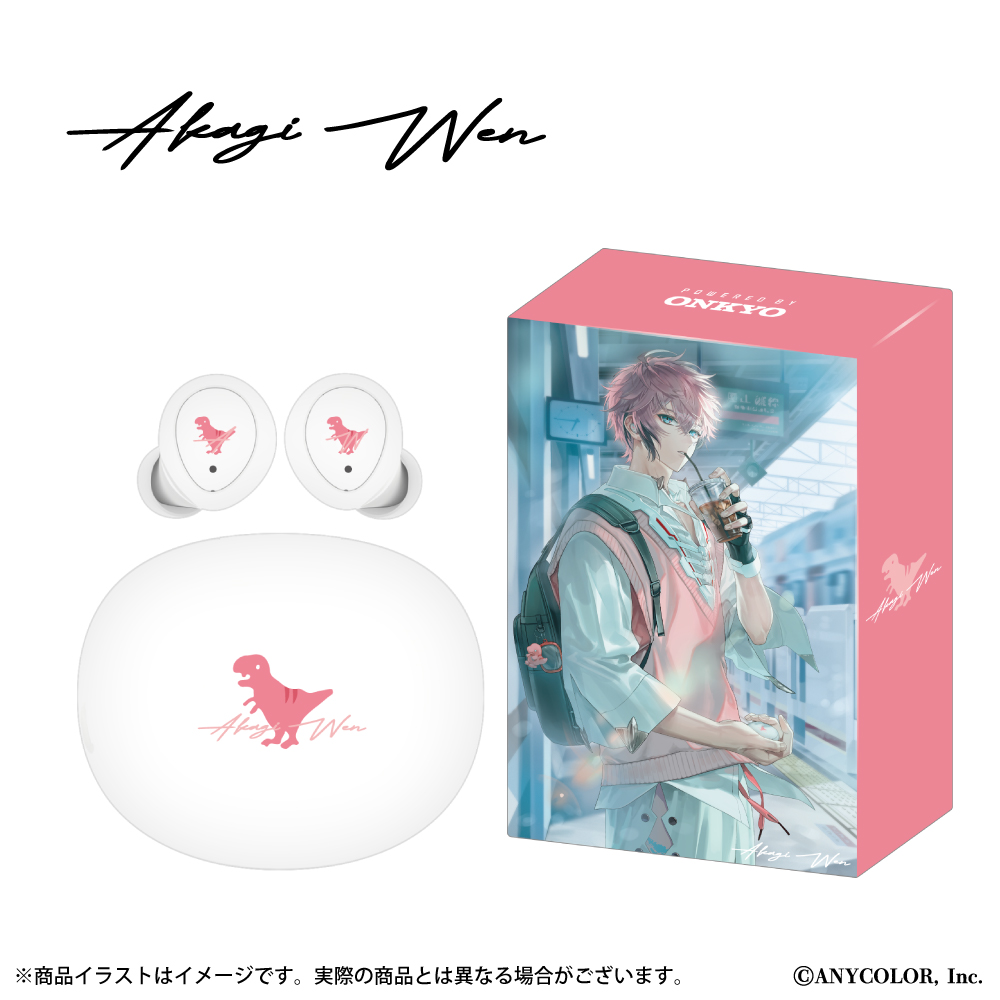 ワイヤレスイヤホン ANIMA AOW04「赤城ウェン」コラボモデル