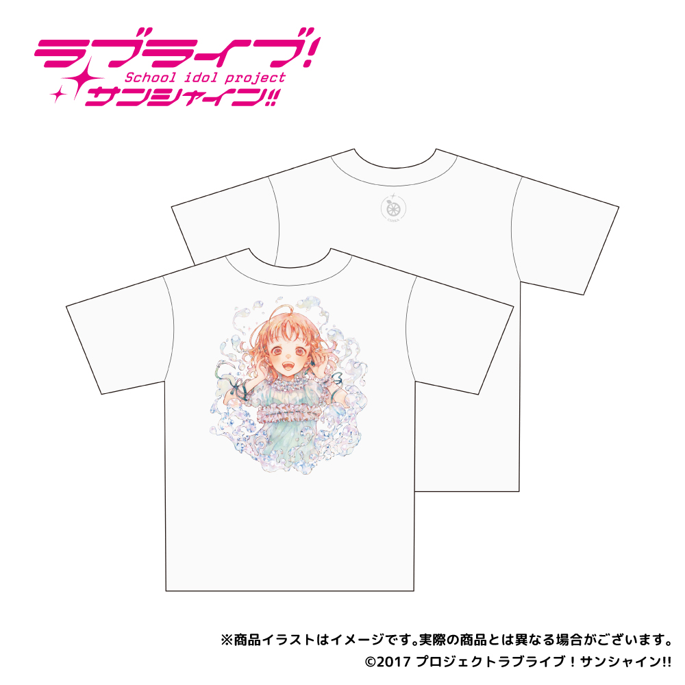 「ラブライブ！サンシャイン!!」 描き下ろしイラスト オリジナルTシャツ Mサイズ 高海千歌