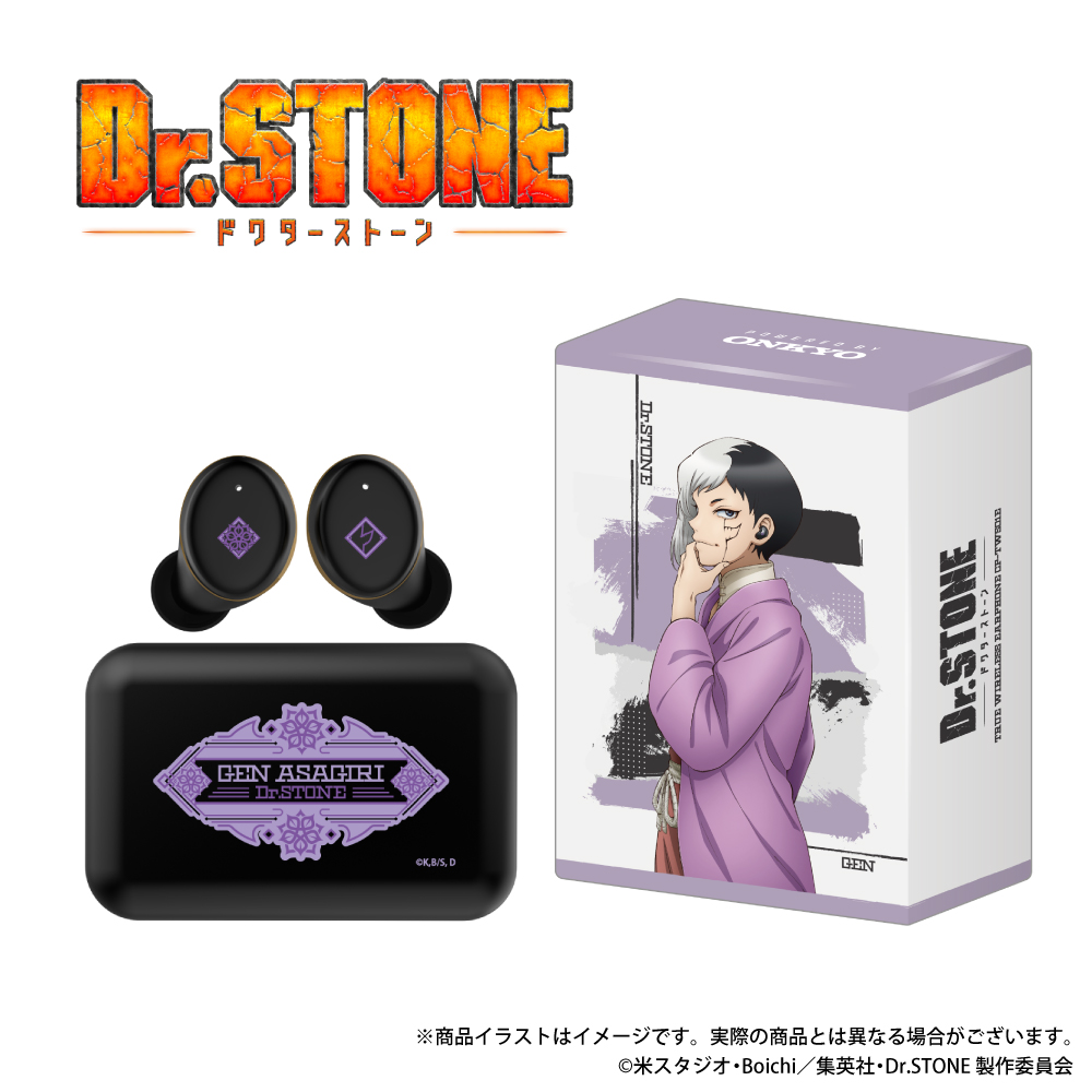 ワイヤレスイヤホン CP-TWS01E「Dr.STONE」コラボ   あさぎりゲン モデル ※出荷：2025年12月中旬～12月下旬予定/受注生産：キャンセル・返品不可/クレジットカード請求：先払い・毎月25日