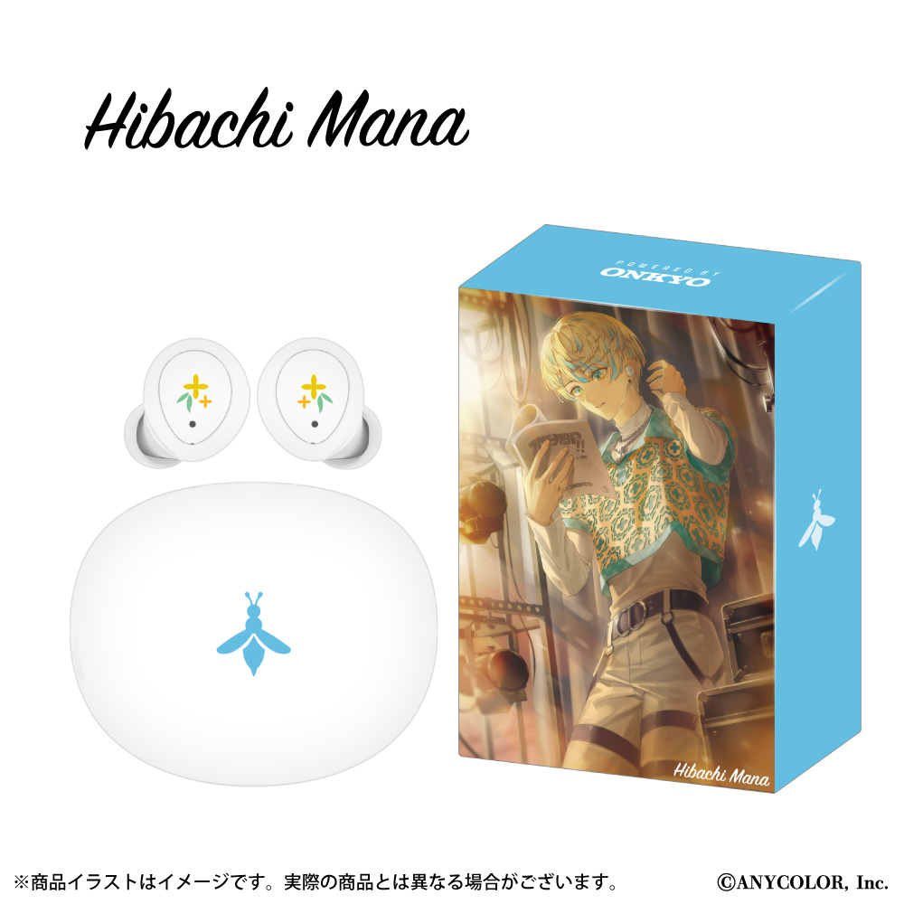 ワイヤレスイヤホン ANIMA AOW04「緋八マナ」コラボモデル