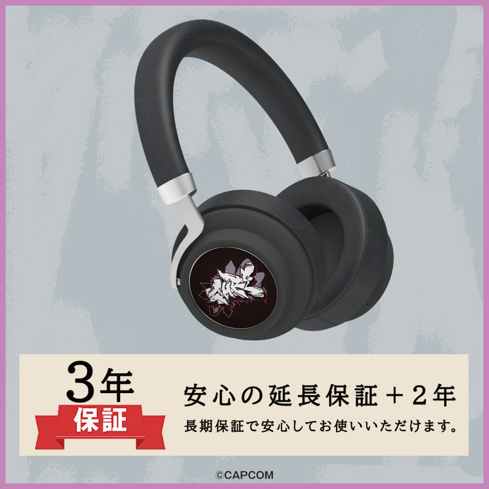 【延長保証セット】ワイヤレスヘッドホン ANIMA AOW03「ストリートファイター6」コラボ ジュリモデル