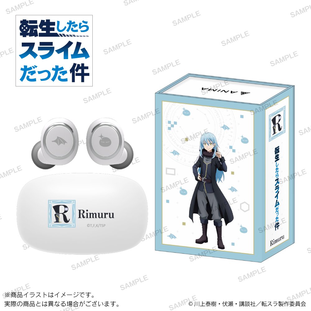 【再販】ワイヤレスイヤホン ANIMA AOW01 「転生したらスライムだった件」リムルモデル