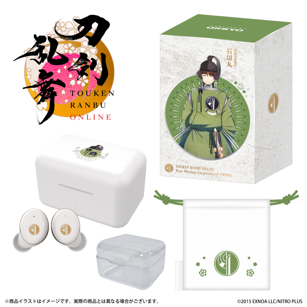 ワイヤレスイヤホン CP-TWS01E「刀剣乱舞ONLINE」第二弾 コラボ 石切丸モデル ※出荷：2025年12下旬～2026年1月上旬予定/受注生産：キャンセル・返品不可/クレジットカード請求：先払い・毎月25日
