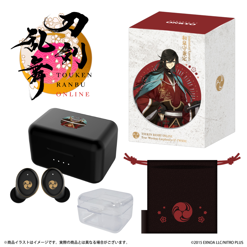 ワイヤレスイヤホン CP-TWS01E「刀剣乱舞ONLINE」第二弾 コラボ 和泉守兼定モデル ※出荷：2025年12下旬～2026年1月上旬予定/受注生産：キャンセル・返品不可/クレジットカード請求：先払い・毎月25日