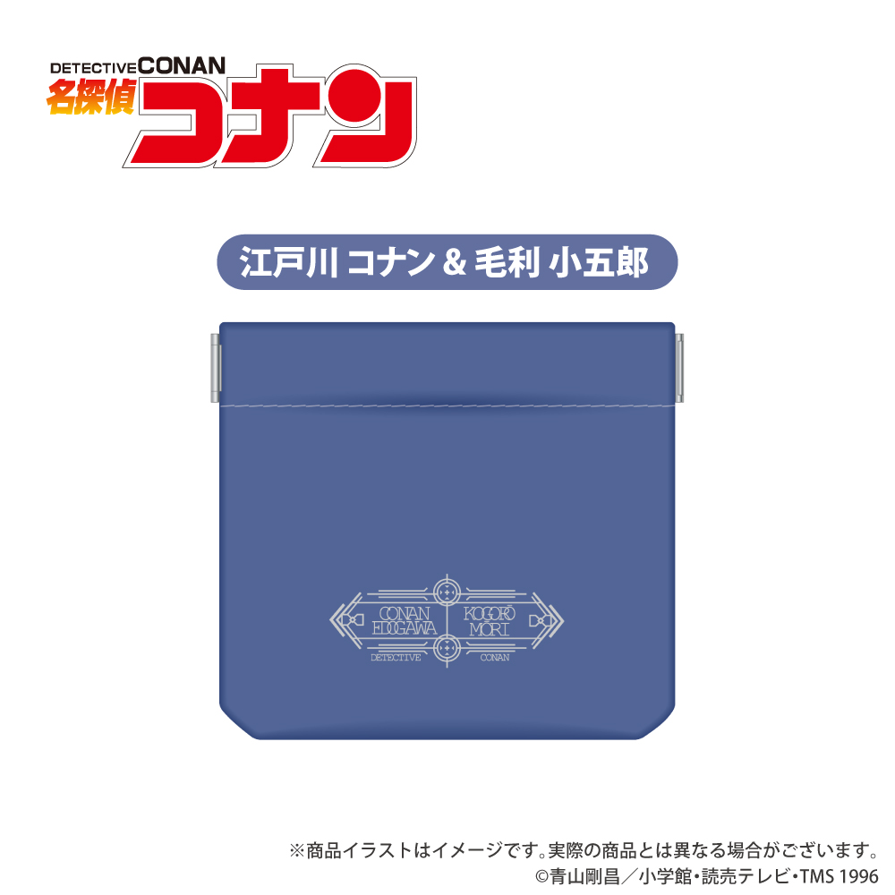 「劇場版 名探偵コナン（第三弾）（第二弾リバイバル）」 イヤホンポーチ 江戸川コナン＆毛利小五郎
