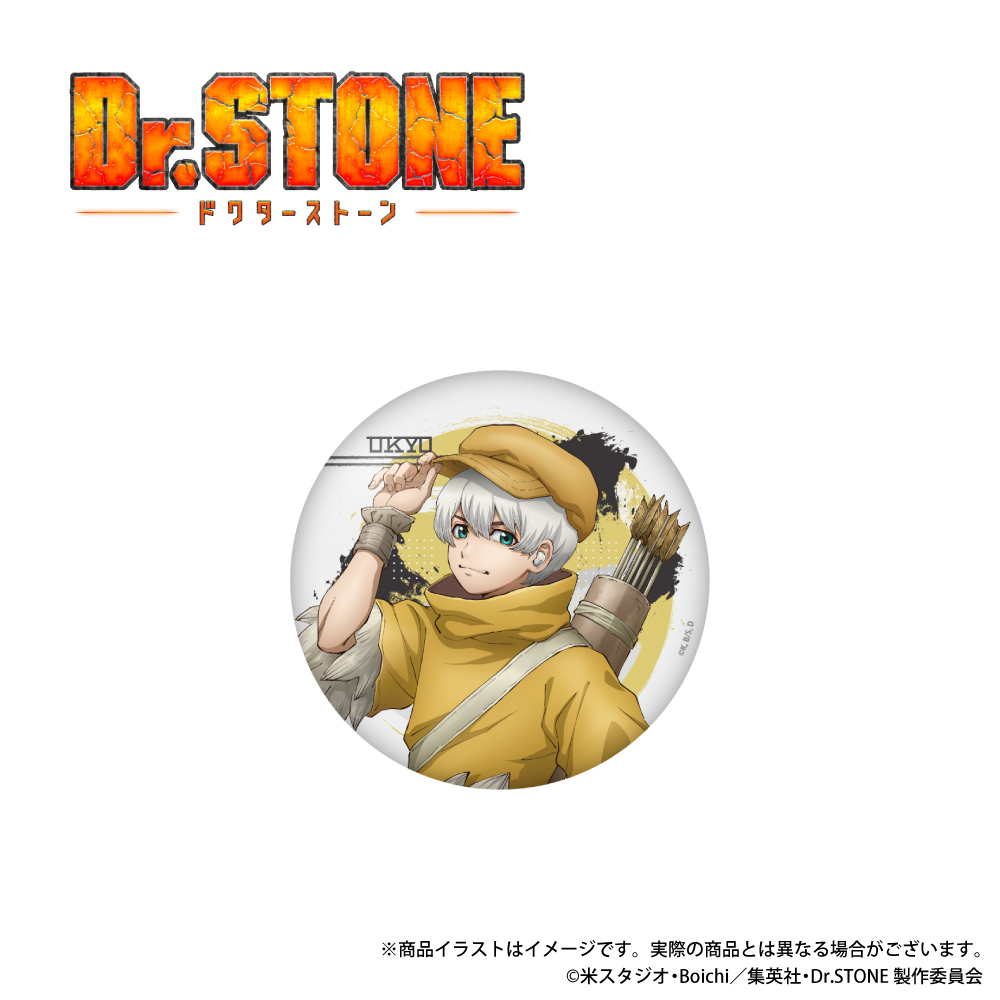 「Dr.STONE」描き下ろしイラスト 缶バッジ (西園寺羽京)