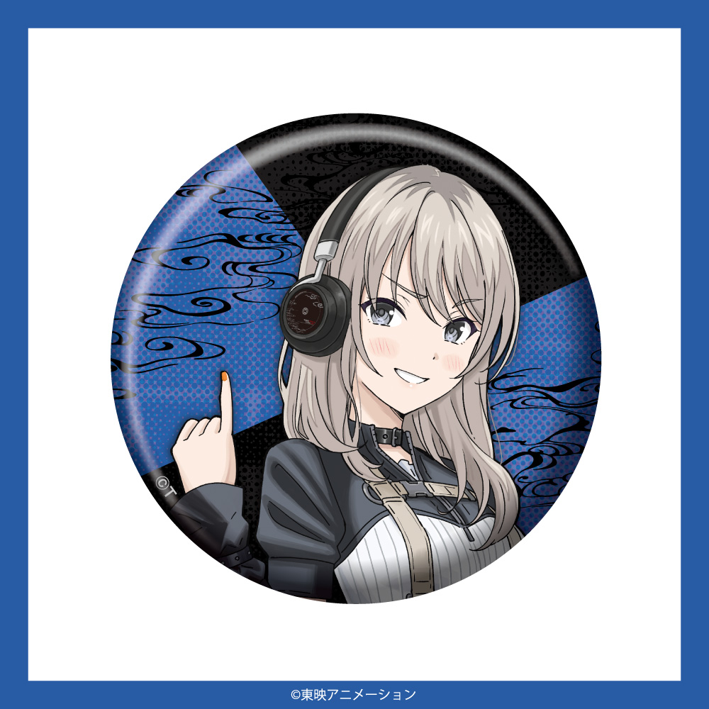 「ガールズバンドクライ」 描き下ろしイラスト 缶バッジ 河原木桃香 モデル