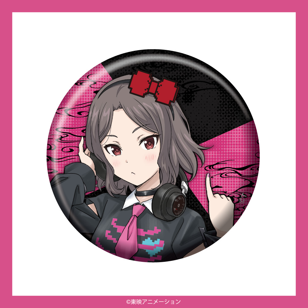 「ガールズバンドクライ」 描き下ろしイラスト 缶バッジ 海老塚智 モデル