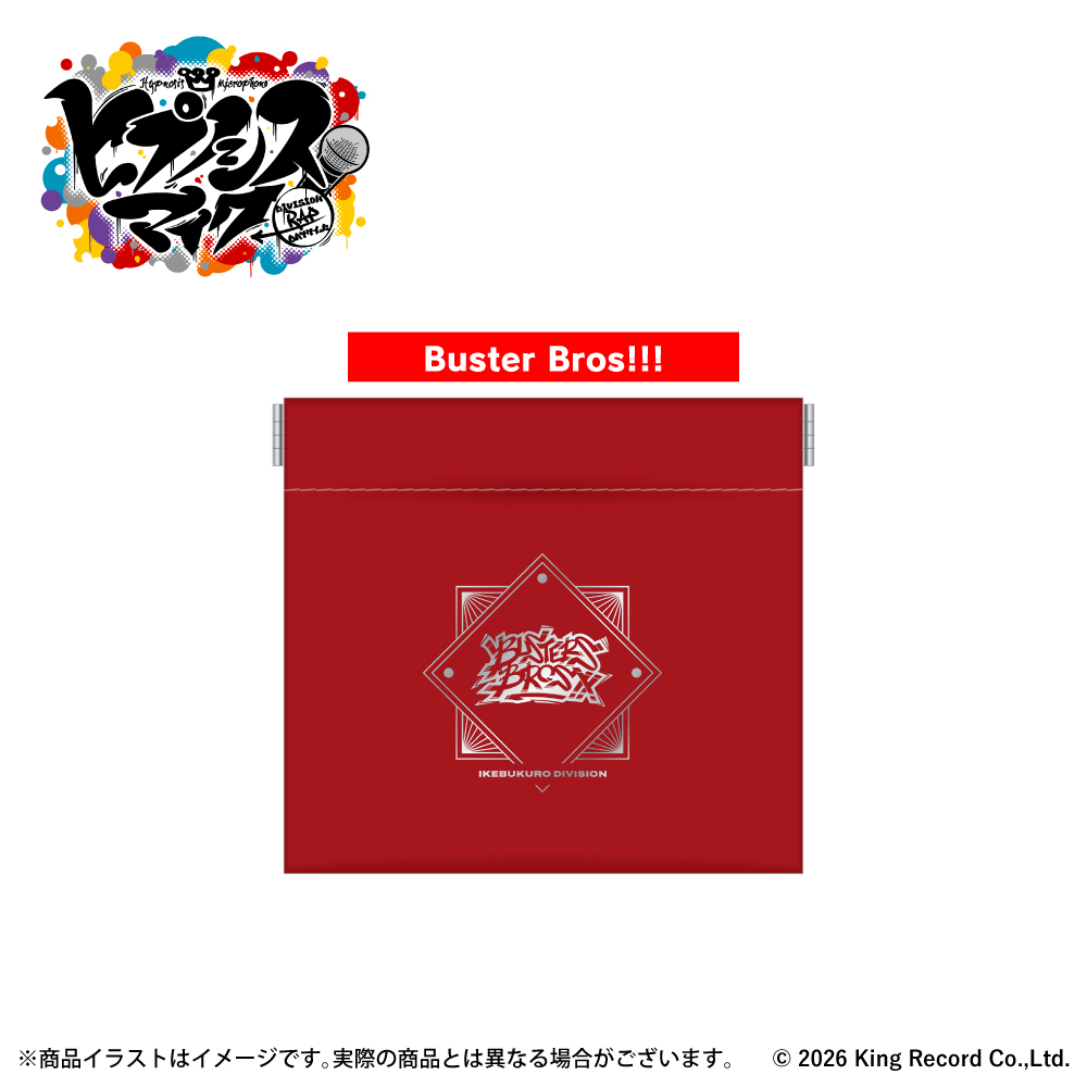 「ヒプノシスマイク -Division Rap Battle-」 イヤフォンポーチ イケブクロ・ディビジョン「Buster Bros!!!」