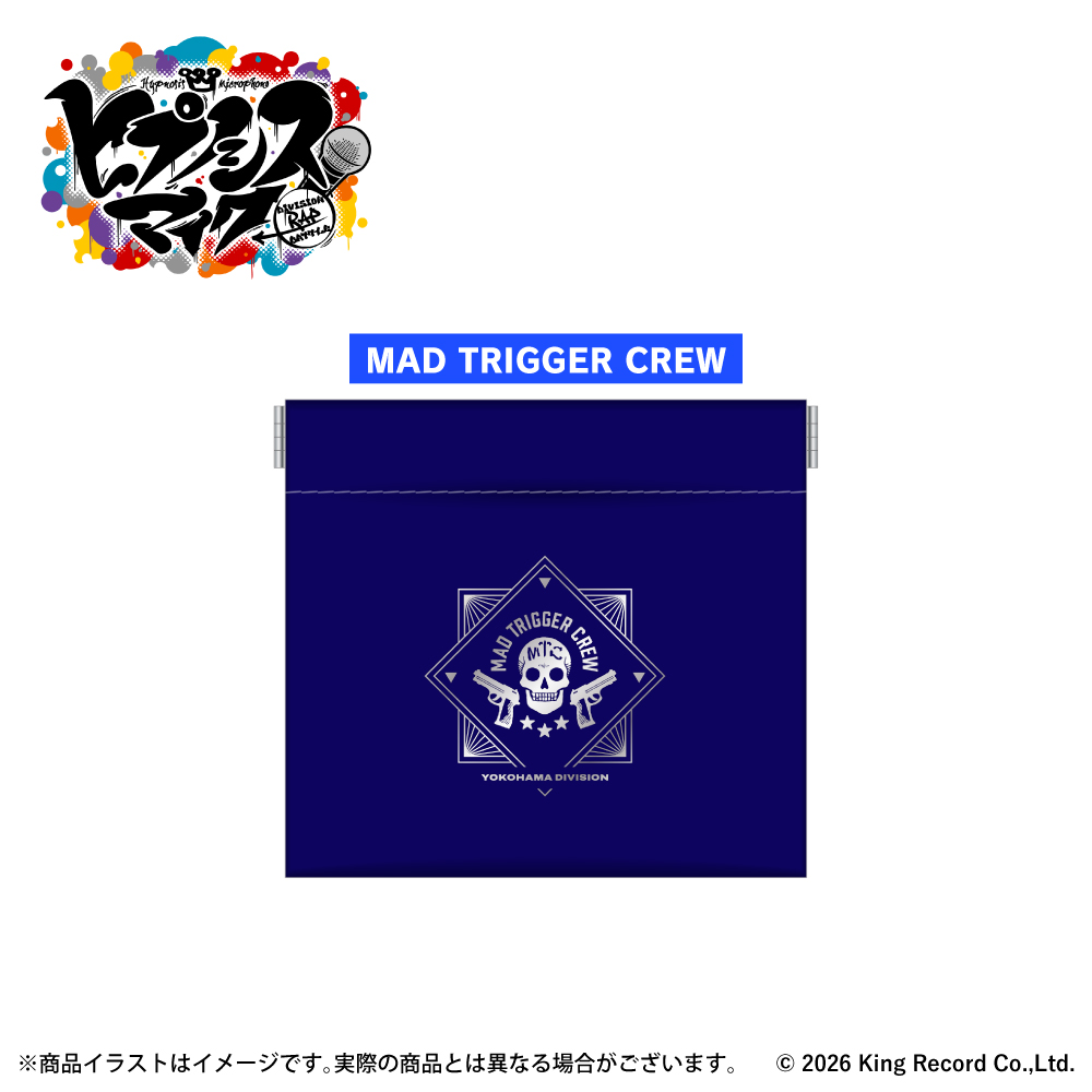 「ヒプノシスマイク -Division Rap Battle-」 イヤフォンポーチ ヨコハマ・ディビジョン「MAD TRIGGER CREW」