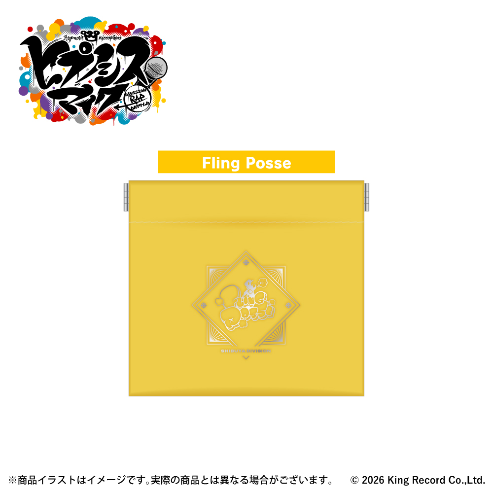 「ヒプノシスマイク -Division Rap Battle-」 イヤフォンポーチ シブヤ・ディビジョン「Fling Posse」