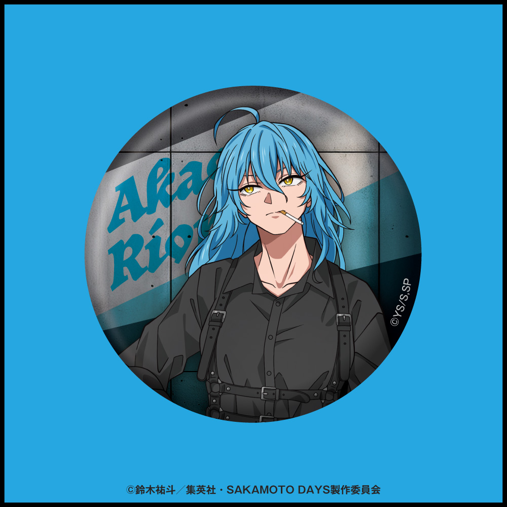 「SAKAMOTO DAYS」描き下ろしイラスト 缶バッジ 赤尾リオン