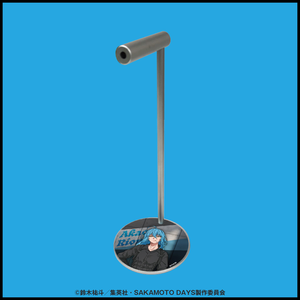 「SAKAMOTO DAYS」描き下ろしイラスト ヘッドホンスタンド 赤尾リオン