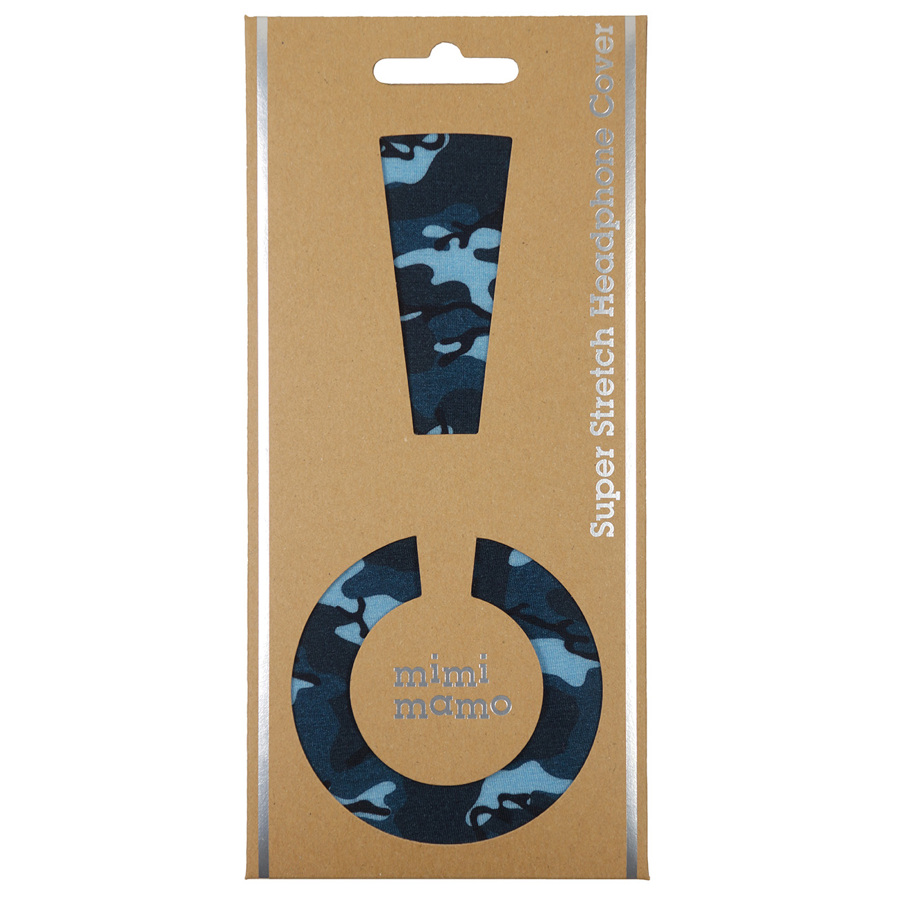 mimimamo スーパーストレッチヘッドホンカバー Lサイズ オーシャン
