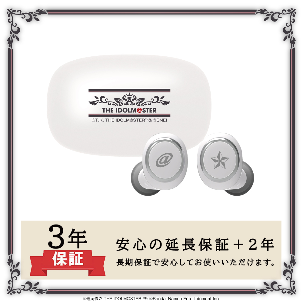 【延長保証セット】【再販】ワイヤレスイヤホン AOW01 MARKⅡ「アイドルマスター(星井美希)」コラボモデル
