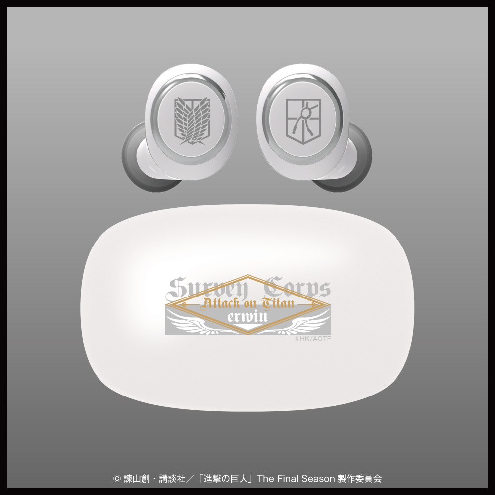 ワイヤレスイヤホン AOW01 MARKⅡ「進撃の巨人」コラボ  エルヴィンモデル