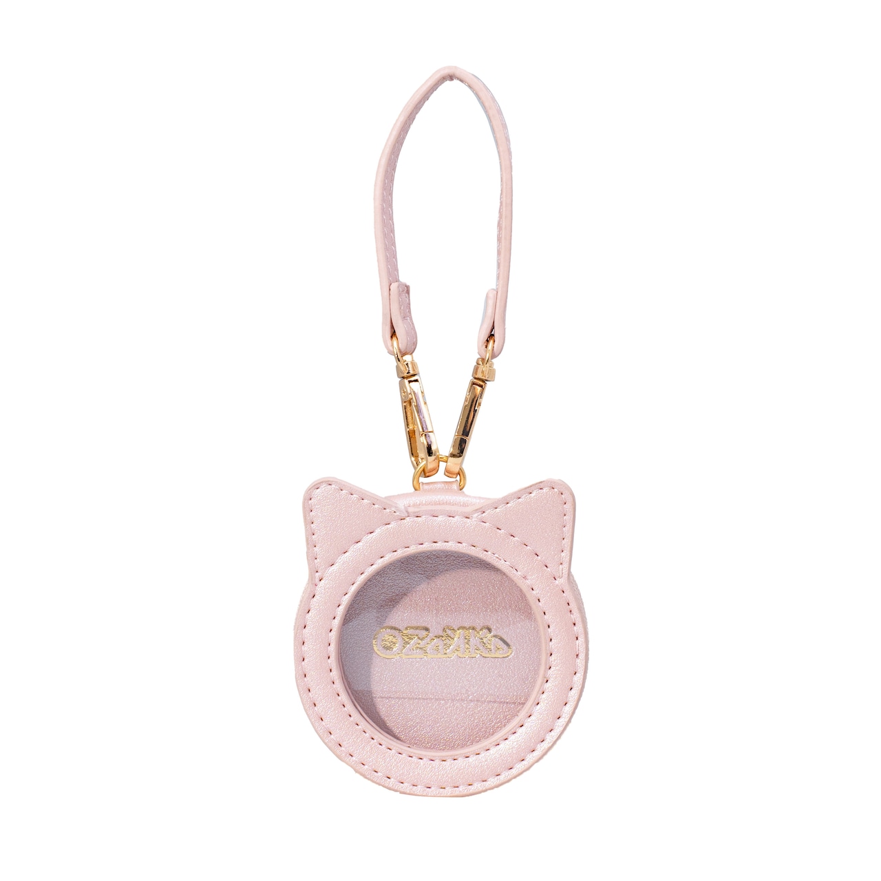 OZaKKa（オザッカ）ねこみみ 缶バッジケース シェルピンク